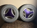3.00X8 Set Of Drive Wheel Tires Permobil M300 F3 F5 Powertrax Flat Free. Fixed Price $130.00.