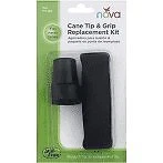 Nova Cane Tip And Grip Replacement Kit Black, Grey- TG100. Fixed Price $12.01.