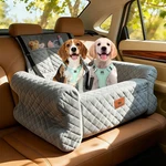 Car Seat For Medium/large Dogs Up To 60 Lbs, Memory Foam Booster Wi. Fixed Price $69.58.