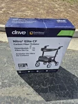 Drive Medical Nitro Elite Carbon Fiber Rollator - Black. Fixed Price $549.99.