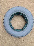 New Tire PR1MO Powertrax Solid Foam Core Wheelchair Drive 3.00-8 (14X3). Fixed Price $65.00.