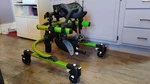 Rifton Pacer K620 Small Gait Trainer Walker Handlebars Chest Prompt Saddle Green. Fixed Price $1199.00.