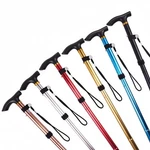 Cane Walking Stick Adjustable Folding Aluminum Collapsible Travel Hiking. Fixed Price $6.81.