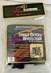 Ez-accessories EZ0141BK Wheelchair Oxygen Single Tank Pocket For & Cylinders. Fixed Price $13.99.