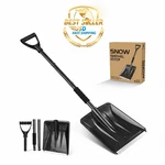 Emergency Snow Shovel For Car Driveway 41" D-handle Garden Tool Black. Fixed Price $38.40.