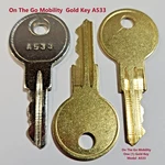 Universal Harmar Scooter/wheelchair Lift Key -AL500 AL560 AL100 AL301 See List. Fixed Price $9.00.