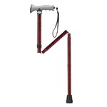 Aluminum Folding Canes With Gel Grip, Height Adjustable, Color Black. Fixed Price $32.00.