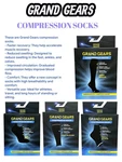 Grand Gears Compression Socks, Premium Quality, Faster Recovery, Reduce Swelling. Fixed Price $11.99.