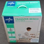 Medline Transfer Bench And Shower Chair With Microban Antimicrobial Protection. Fixed Price $40.00.
