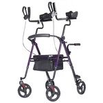 Deluxe Elenker Heavy Duty Upright Rollator Walker Stand Medical Aid Purple. Fixed Price $119.99.