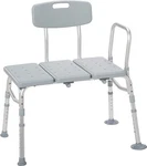 Drive Medical Gray Plastic Freestanding Transfer Bench. Fixed Price $89.97.