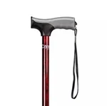 Carex Health Brands Soft Grip Walking Cane Height Adjustable With Wrist Strap. Fixed Price $29.97.