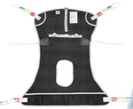Ez Assistive Full Body Sling W/opening Lift Transfer Mesh Black - Large 500LBS. Fixed Price $39.95.