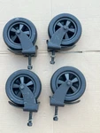 Set Of 4 Caster Wheels & Forks 6X2 The Golden Compass Sport Wheelchair. Fixed Price $104.99.
