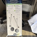 Drive Extension Leg With Wheel Fits Most Standard Walkers 10108WC New In Box!. Fixed Price $16.99.