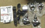 Qstraint Deluxe L-track Retractor Kit Q-8100-A1T-L W/ Combo Belt & Lap Extender. Fixed Price $474.99.