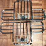 Drive Pair Half Length Side Bed Rails Chrome/beige - 15201 Used, Clean & Nice. Fixed Price $123.88.
