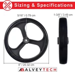8" Rear Caster Wheel For Drive Medical Duet Rollator/transport Chair (795) & .... Fixed Price $31.03.