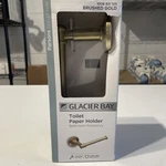Glacier Bay Parsons Toilet Paper Holder Brushed Gold 1006 831 105. Fixed Price $13.52.
