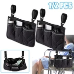 Wheelchair Side Bag Armrest Storage Pouch Pocket For Walkers Rollator. Fixed Price $9.02.