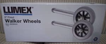 Pair Of Lumex 5 Fixed Walker Wheels (new). Fixed Price $35.00.