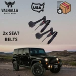 For All Jeep Wrangler Car Seat Belts 2PCS Front Safety Restraint System Black. Fixed Price $109.99.