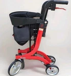 Drive Medical Nitro Dlx Foldable Rollator Walker W/seat Tall Red Cup Holder. Fixed Price $199.99.