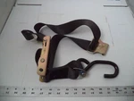 Straint, Rh Rear Brown Tie Down Belt, Meets Fmvss Cmvss Sae J2249, Pn Q5-6111. Fixed Price $35.00.