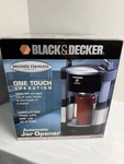 Black & Decker Automatic Jar Opener Brushed Stainless Steel JW200BMT New. Fixed Price $79.99.