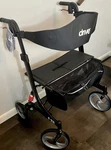 Drive Rollator F-22 Rolling Walker GV974HD-BR Heavy Duty 450LBS Shock Absorber. Fixed Price $120.00.