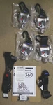 Qstraint Slide-n-click Kit QRT360 Retractors Q-8600-A-SC W/ Lap & Shoulder Belt. Fixed Price $599.99.