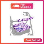 Top Glides Universal Rollator Walker Seat And Backrest Covers (psychedelic Purpl. Fixed Price $27.22.