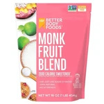 Betterbody Foods Monk Fruit Sweetener Blend, Raw Cane 16 Ounce (pack Of 1). Fixed Price $14.83.