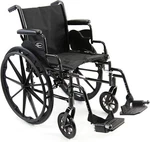Karman Healthcare 802-DY-E Aluminum Lightweight Wheelchair With Flip Back.... Fixed Price $340.00.