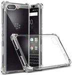Amzer Tpu Bumper Soft Back Phone Cover Skin Case For Blackberry KEY2 - Clear. Fixed Price $17.95.