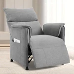 Electric Power Recliner With Heat & Massage,remote Control Padded Chair For Home. Fixed Price $193.53.