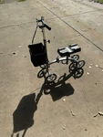 Knee Scooter, Cardinal Health CWAL240KS With 8 In. Wheels, Supports 300 Lb. Fixed Price $120.00.