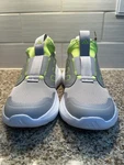 Adidas Tensaur Comfort Ac Cloudfoam Kids Sneaker Gray Neon Green Mesh Us 5. Fixed Price $60.00.