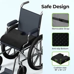 Wheelchair Seat Cushions Memory Foam Pressure Relief Cushion, (18"X16"X3"). Fixed Price $25.39.