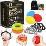 Grip Trainer - 8 Pack Hand Strengthening Devices For Physical Therapy. Fixed Price $20.99.