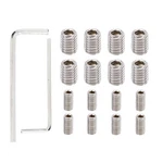 Penitue 18PCS Refrigerator Freezer Door 0.59 X 1.97 Inches, Silver. Fixed Price $10.52.