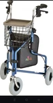 Nova Traveler 3-WHEEL Folding Rolling Mobility Walker Rollator Sky Blue. Fixed Price $160.00.