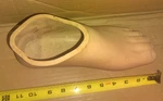 Ability Dynamics Brand Cosmetic Foot Shell Light Color 29L =29CM Prosthetic Left. Fixed Price $78.00.