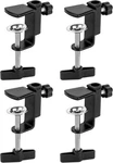Qwork 4-PACK Universal Desk C-clamp 1/2" Thread Adjustable Mount Holder. Fixed Price $20.45.