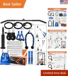 Professional Grade Home Gym Pulley System - Build Upper Body Strength With Ease. Fixed Price $150.99.