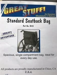 Diestco Standard Seatback Bag - Pt. #B1111 New. Fixed Price $20.00.