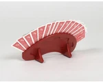 Sp Ableware Fan-shaped Playing Card Holder Red (712500000) Maddak. Fixed Price $10.95.