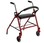 Drive Competitive Edge Rollator 5" Wheels/seat/push Down Brakes Red 1239RD W12. Fixed Price $72.99.