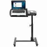 Mobile Rolling Laptop Desk Overbed Cart Hospital Height Adjustable. Fixed Price $39.69.