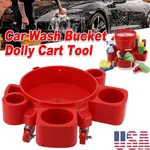 Heavy Duty 5 Gallon Auto Drive Durable Bucket Dolly Mop Wash Drum Cart Rolling.. Fixed Price $42.99.